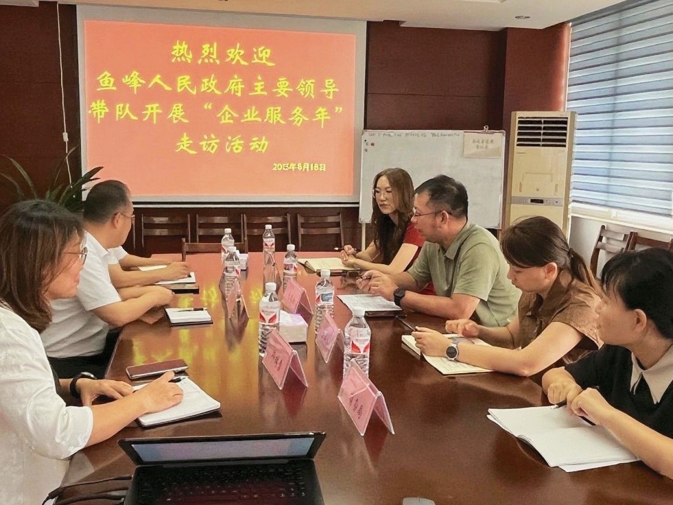 魚(yú)峰區(qū)政府走訪(fǎng)組赴公司下屬企業(yè) 方盛汽貿(mào)開(kāi)展企業(yè)服務(wù)走訪(fǎng)